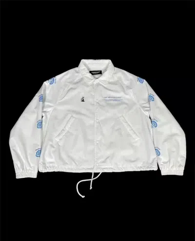 Pre-owned Undercover Ucv4207-2 Coaches Jacket (tagged 3) In White