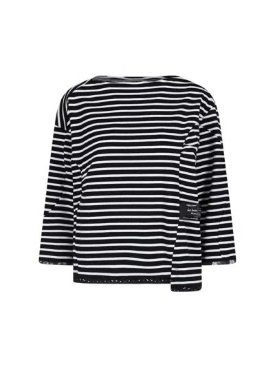 Undercover Understated Border-trim Jersey T-shirt For Women In Black
