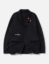 Undercover Up2e4102-1 Single-breasted  Wool Blazer In Black