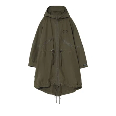 Pre-owned Undercover Utilitarian Military Coat 'khaki' | Green | Men's Size 2