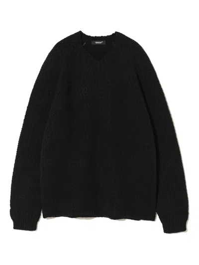 Undercover V-neck Sweater In Black