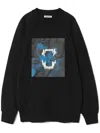 Undercover Sweatshirt Mit Vampir-print In Schwarz