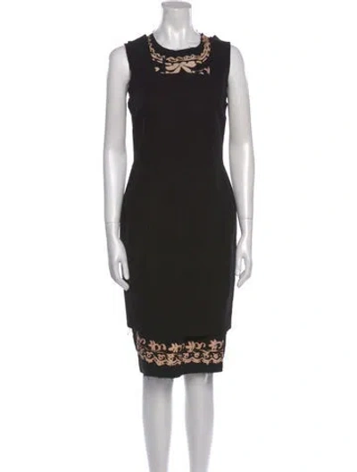 Pre-owned Undercover Vintage Knee-length Dress In Black