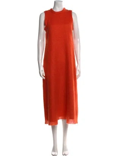 Pre-owned Undercover Vintage Long Dress In Orange
