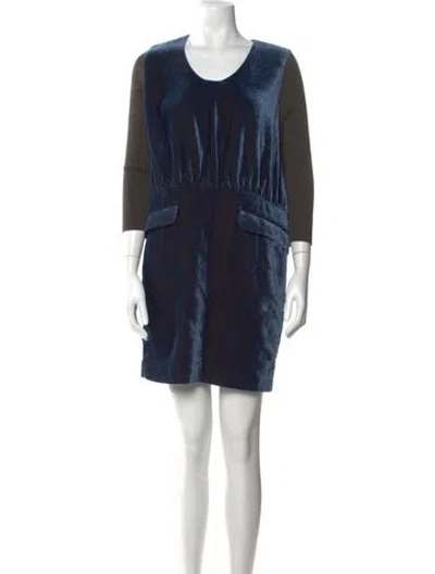 Pre-owned Undercover Vintage Mini Dress In Blue