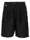 Undercover Linen Shorts In Black