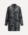 Undercover Waxed Cotton Raincoat In Black