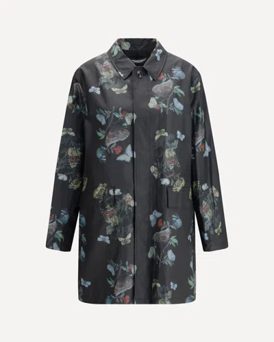 UNDERCOVER WAXED COTTON RAINCOAT