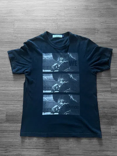 Pre-owned Undercover ‘we Make Silence' Tee In Black