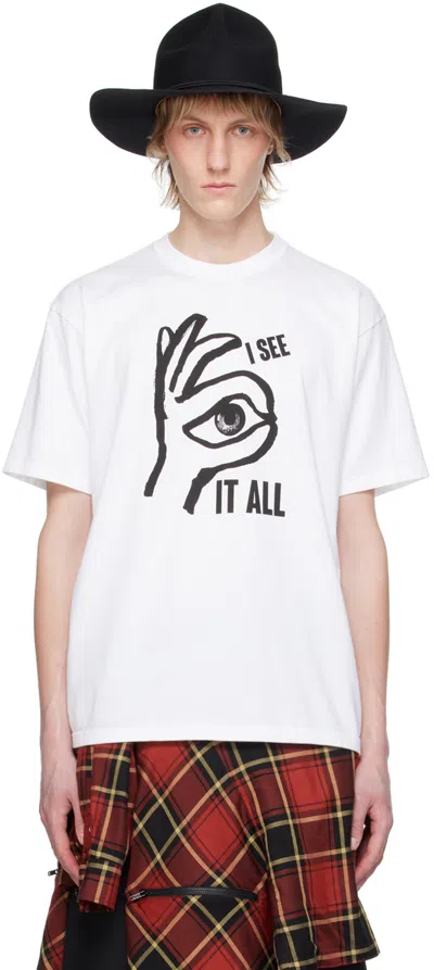 Undercover White Graphic T-shirt