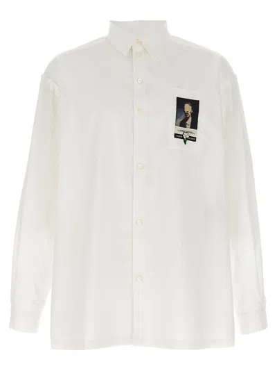 UNDERCOVER WHITE LOGO SHIRT
