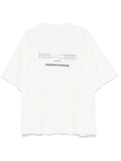 UNDERCOVER WHITE PRINTED T-SHIRT
