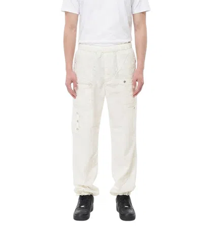 Undercover White Relaxed Cargo Pants