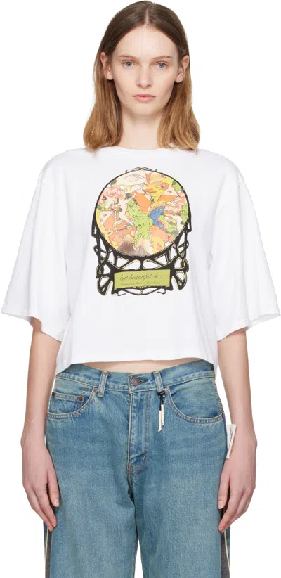 Undercover Crew Neck Short-sleeved T-shirt In White