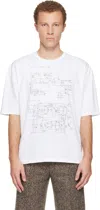 Undercover White Uc2e4813-7 T-shirt In White