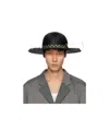 Undercover Wide Brim Bucket Hat In Black