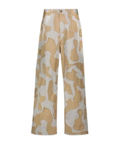 Undercover Wide-leg Camouflage Pants In Multi