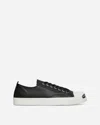 Undercover Wmns Toe Logo Leather Sneakers In Black