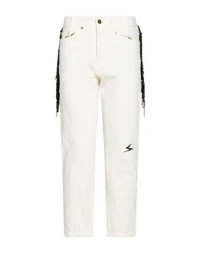 Undercover Woman Jeans White Size 1 Cotton