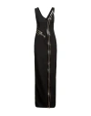 Undercover Woman Maxi Dress Black Size 2 Polyester, Triacetate In Black