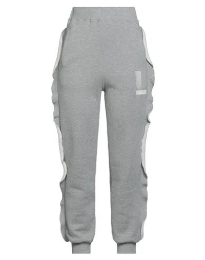 Undercover Woman Pants Light Grey Size 2 Cotton, Polyurethane