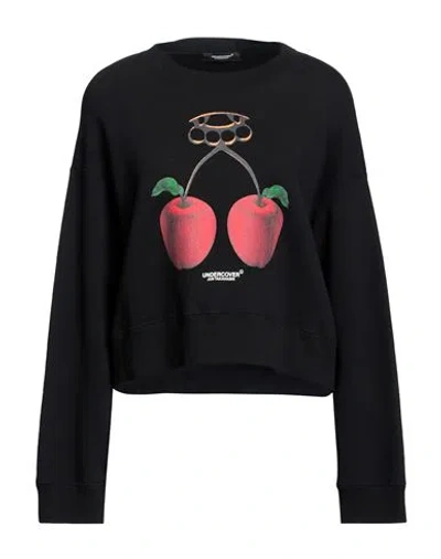 Undercover Woman Sweatshirt Black Size 2 Cotton