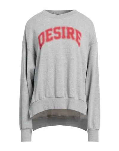 Undercover Woman Sweatshirt Grey Size 3 Cotton, Polyurethane