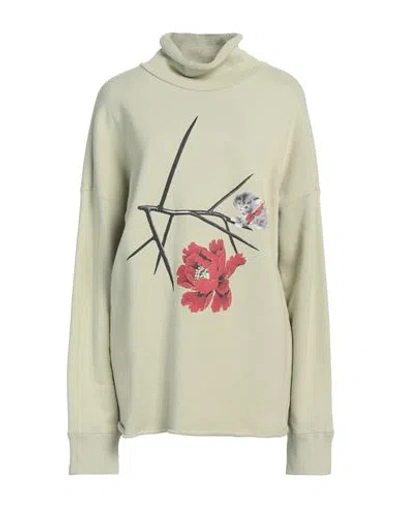 Undercover Woman Sweatshirt Light Green Size 2 Cotton
