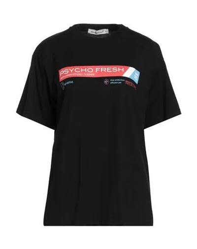Undercover Woman T-shirt Black Size 3 Cotton
