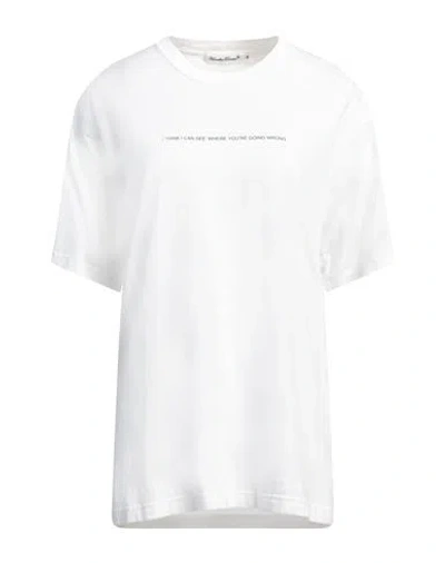 Undercover Woman T-shirt Ivory Size 3 Cotton In White