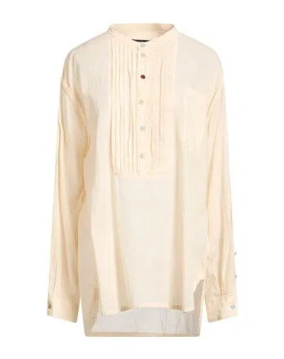 Undercover Woman Top Cream Size 5 Cotton, Silk In Neutral