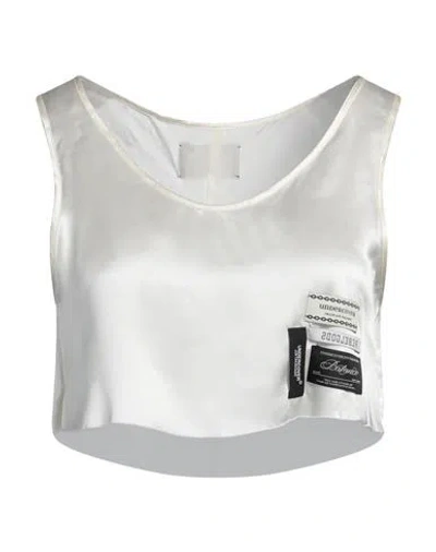 Undercover Woman Top Ivory Size 3 Silk In White