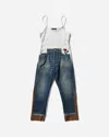 Undercover Panelled Jumpsuit In Blue
