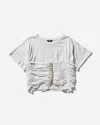 Undercover Women S Belted Wide Sleeve T-shirt In White