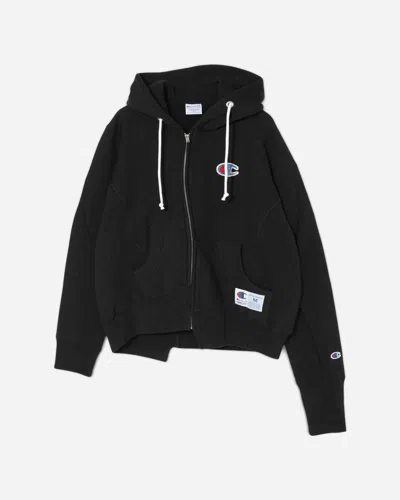 Undercover Women S Champion Fleece Zip Hoodie In Black