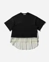Undercover Women S Pleated Hem T-shirt In Black