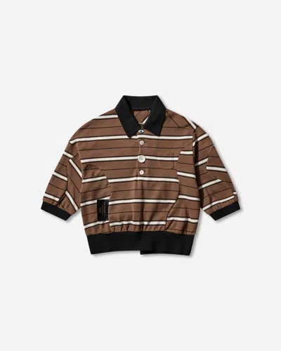 Undercover Women S Striped Polo Shirt In Brown