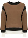 Undercover Wool Blend Jumper In Brown