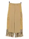 Undercover Wool-blended Trousers In Neutral