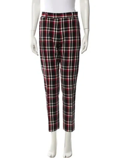 Pre-owned Undercover Wool Straight Leg Pants In Black