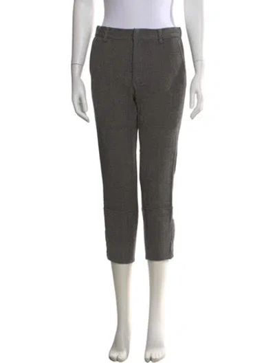 Pre-owned Undercover Wool Straight Leg Pants In Gray