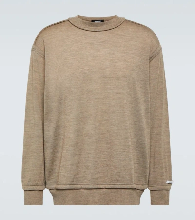 Undercover Wool Sweatshirt In Grey