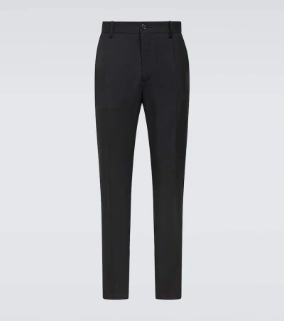 Undercover Wool Tapered Pants In Black