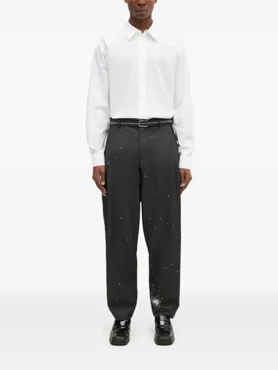 Undercover Wool Trousers In Black