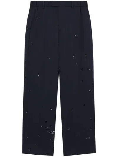 Undercover Wool Trousers In 蓝色