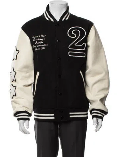 Pre-owned Undercover Wool Varsity Jacket In Black