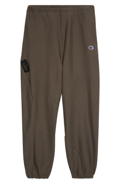 Undercover X Champion Cotton Fleece Joggers In Brown