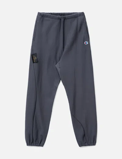 Undercover X Champion Cotton Fleece Sweatpants In Gray