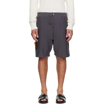 Undercover X Champion Drawstring Shorts In Black