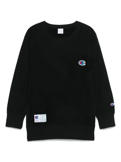 UNDERCOVER X CHAMPION LOGO-PATCH SWEATSHIRT